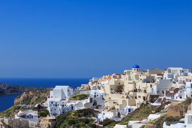 Vista de la isla de Santorini Grecia