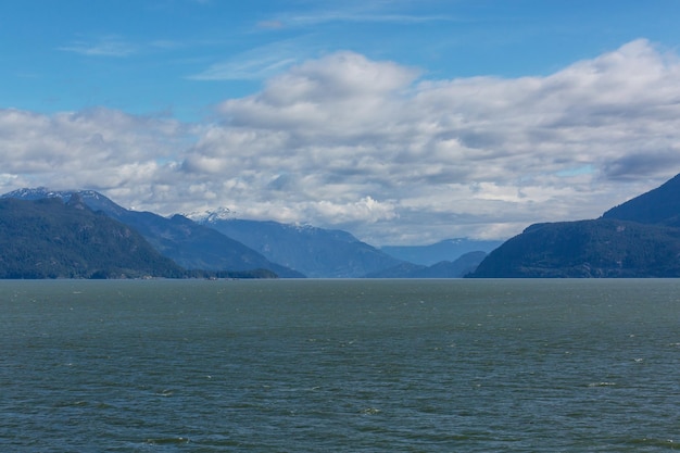 Vista de la isla de Vancouver