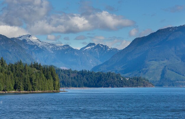 Vista de la isla de Vancouver