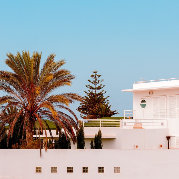 Vista de las islas Canarias. Concepto de viaje.