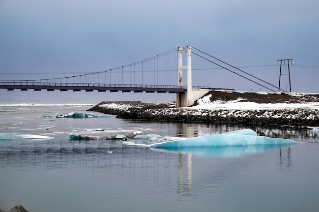 Vista de la laguna de hielo de Jokulsarlon