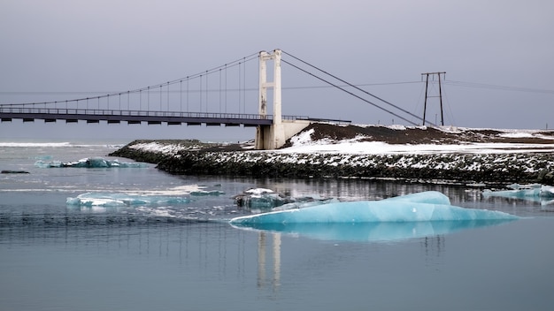 Vista de la laguna de hielo de Jokulsarlon