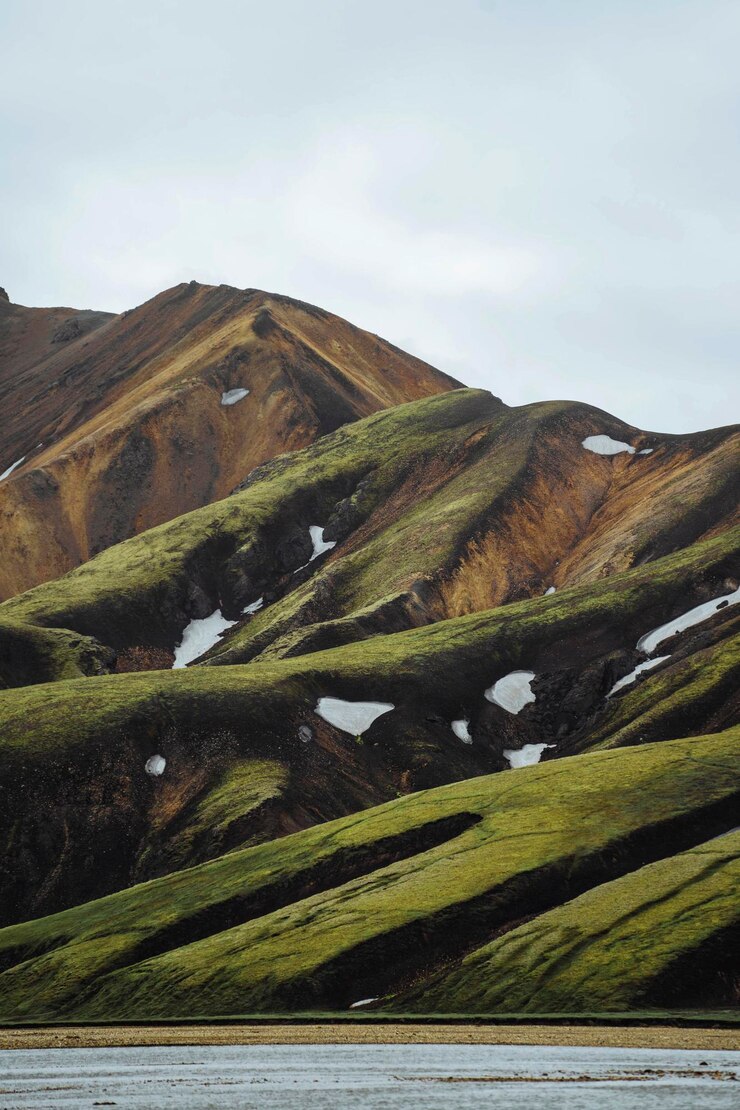 Vista de Landmannalaugar en la Reserva Natural de Fjallabak, las tierras altas de Islandia
