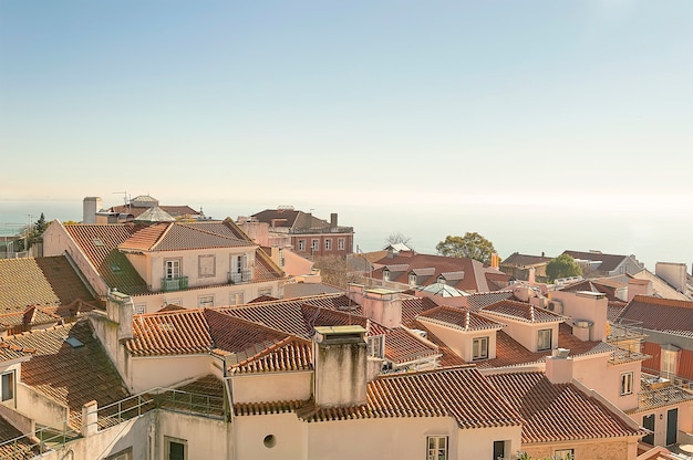 Vista de Lisboa desde la colina.