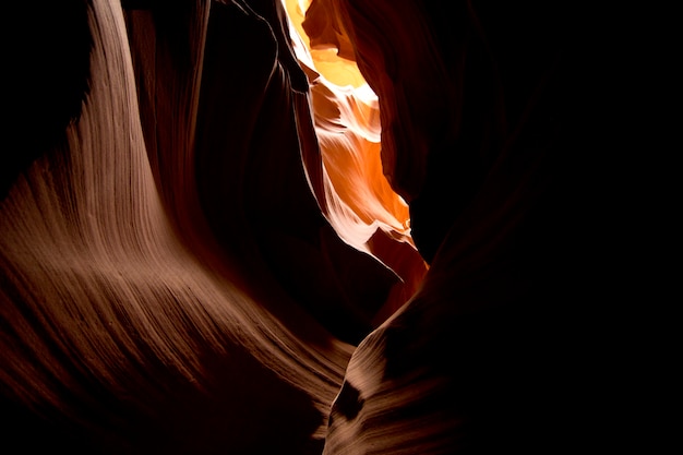 Vista de Lower Antelope Canyon Page Arizona Estados Unidos