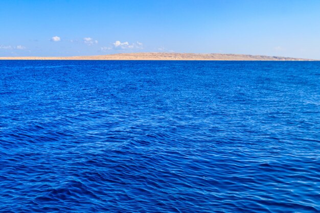 Vista del Mar Rojo en Hurghada, Egipto