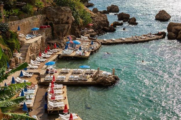 vista de la marina en antalya