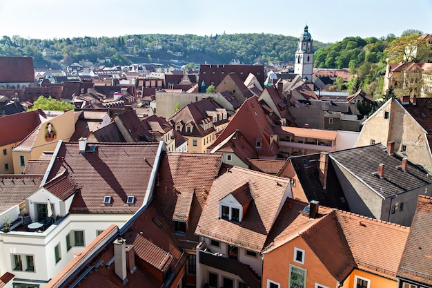 Vista de Meissen en Alemania