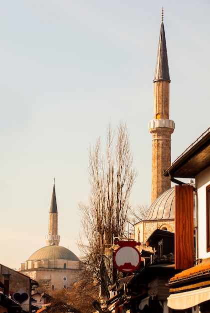 Vista de las mezquitas de Sarajevo