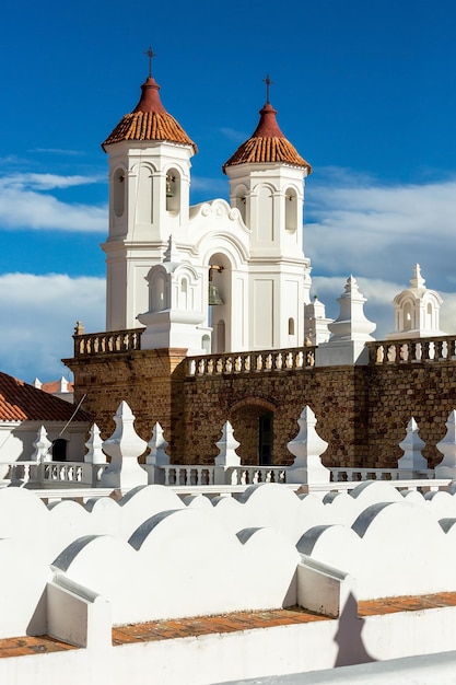 Vista del Monasterio de San Felipe Neri en Sucre, Bolivia.