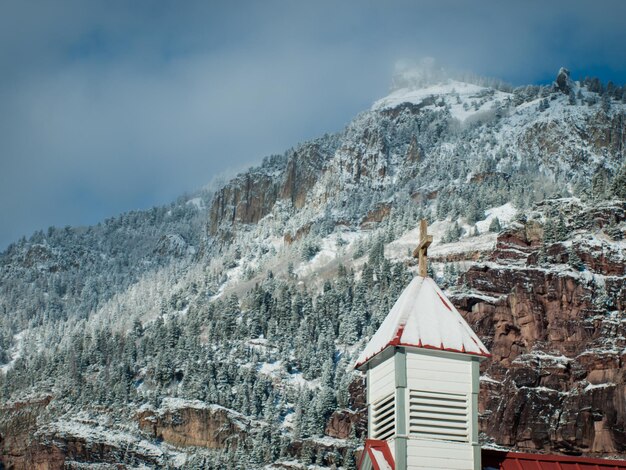 Una vista de las montañas en el área de Ouray, Colorado.