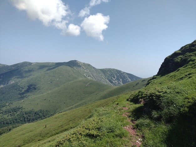 Vista a las montañas de Stara planina