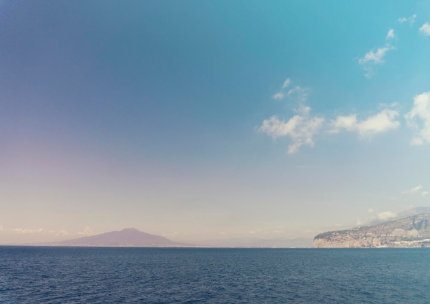 Vista del Monte Vesubio en Italia