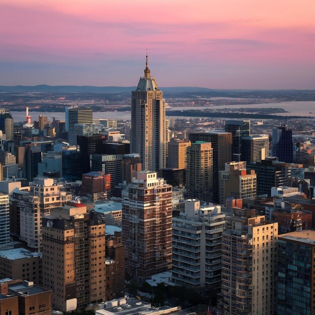 Foto vista de montreal durante el día