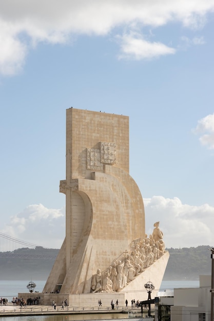 Vista del monumento a los descubrimientos