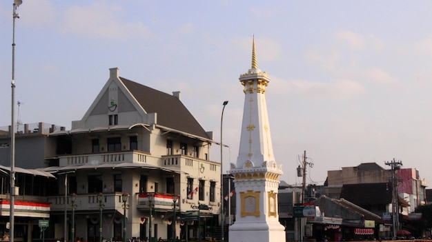 Vista del monumento de Jogjakarta