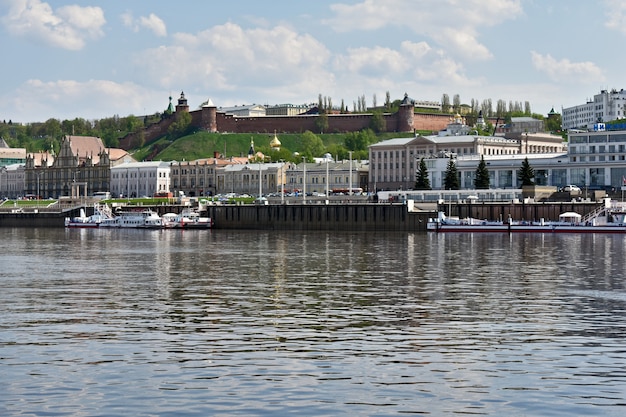 Vista de Nizhny Novgorod desde el río