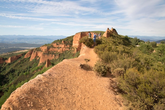 Vista desde Orellán en las Médulas, León, España