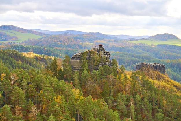 Vista outonal de Mariina Vyhlidka