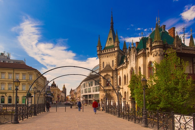 Vista del Palacio Jakabov en el casco antiguo de Kosice, Eslovaquia