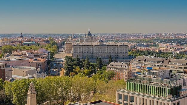 Vista del Palacio Real paisaje