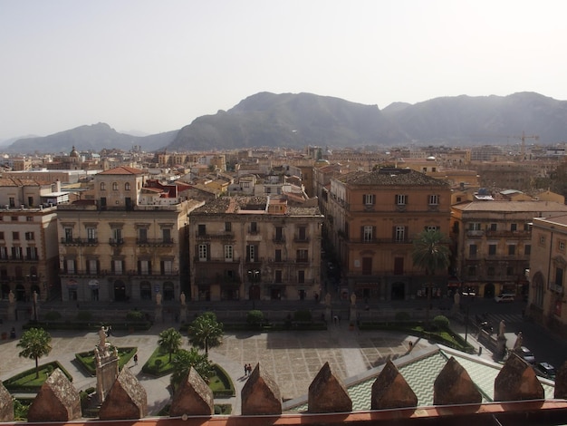 Vista de Palermo desde lo alto de la Catedral