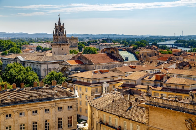 Vista panorámica aérea de Arles France Provence