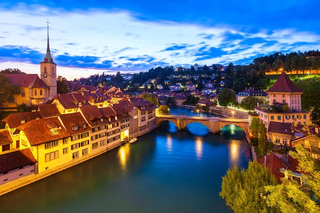 Vista panorámica aérea de Berna Suiza