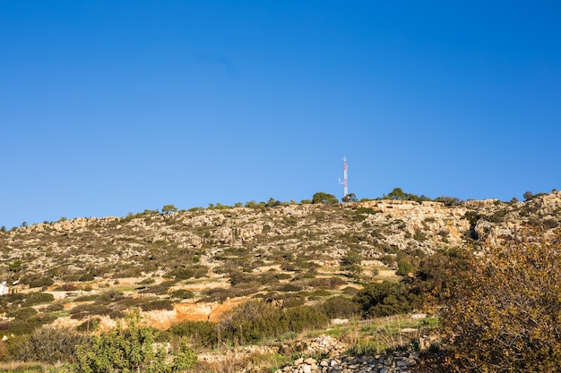 Vista panorámica de la aldea de Chipre