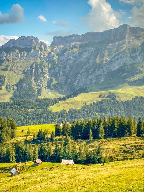 Vista panorámica desde appenzell suiza