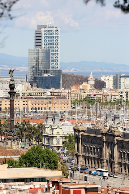 Vista panorámica de barcelona