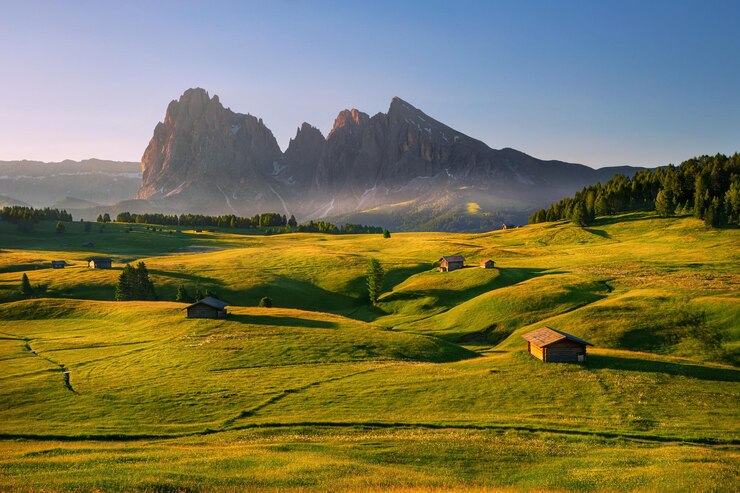Foto vista panorámica del campo contra el cielo