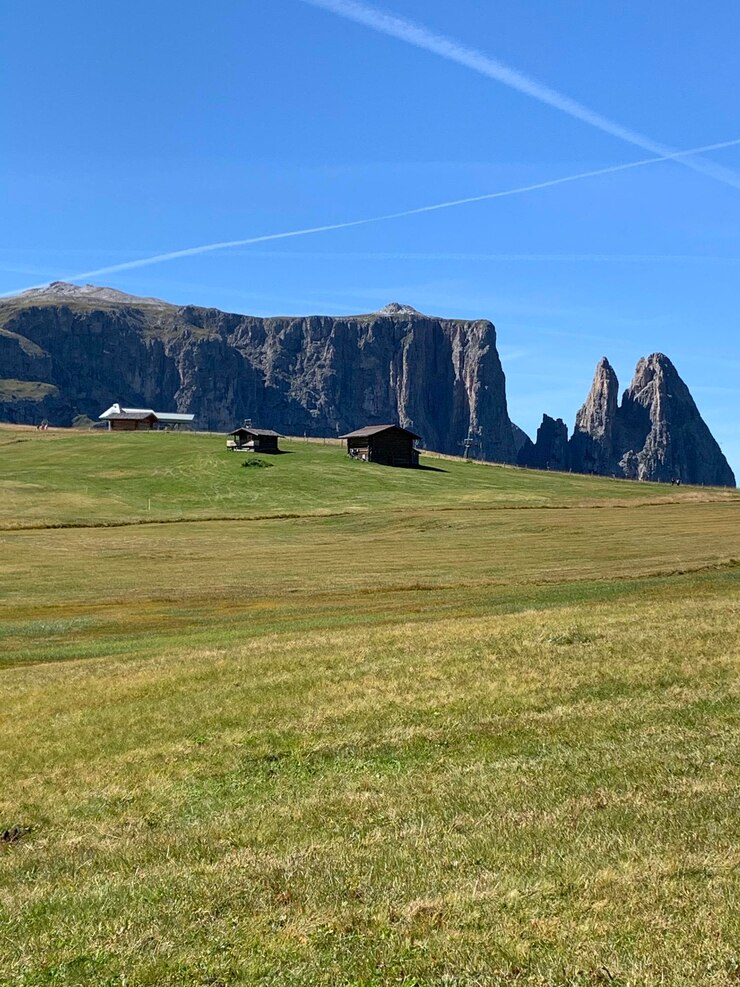 Foto vista panorámica del campo contra el cielo