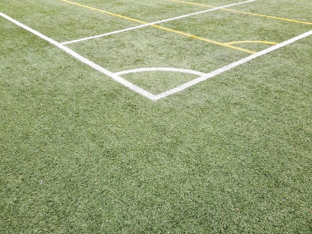 Vista panorámica del campo de fútbol