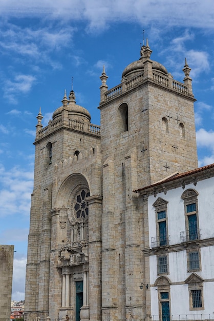 Vista panorámica de la Catedral de Oporto Se Porto Portugal