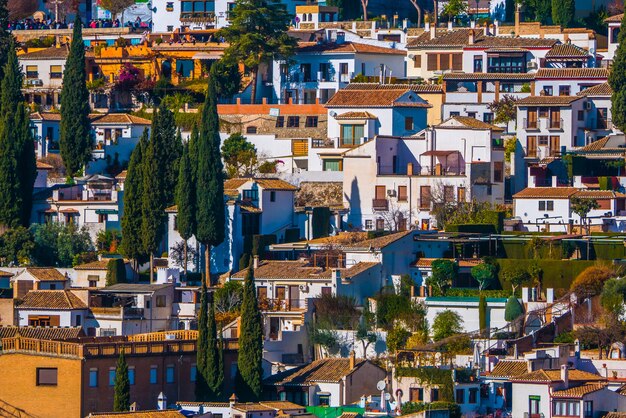 Vista panorámica de la ciudad de Granada.