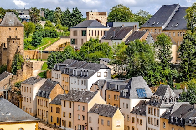 Vista panorámica de la ciudad de Luxemburgo