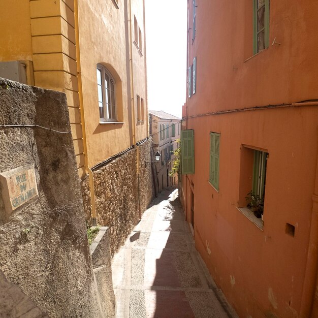 Vista panorámica de la ciudad de Menton, Francia