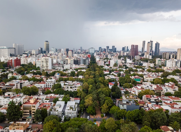 Vista panorámica de la ciudad de México - Polanco