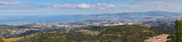 Vista panorámica de la ciudad de Vigo.