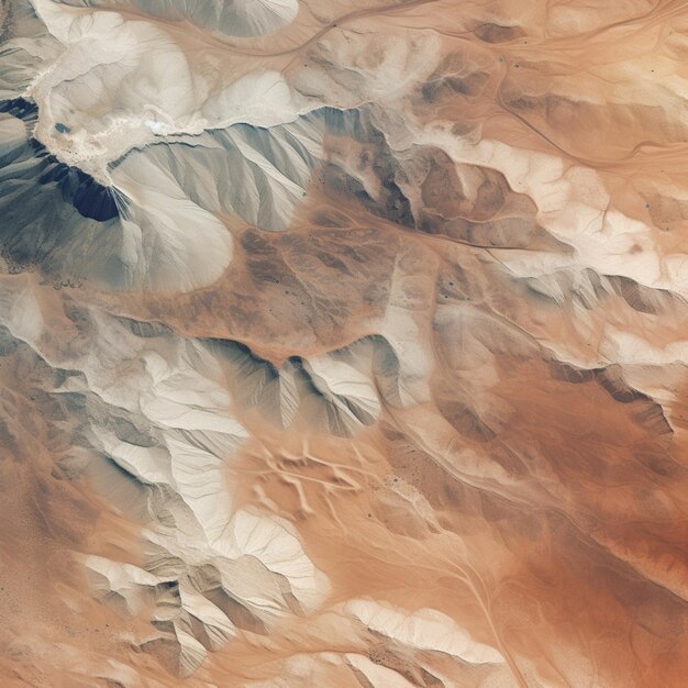 vista panorámica de una cordillera con una gran cantidad de nieve generativa ai