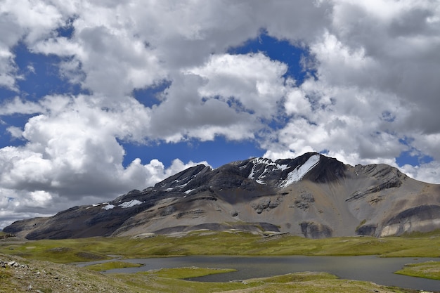 vista panorámica de las cumbres andinas