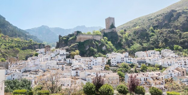 Vista panorâmica da aldeia de Cazorla na Sierra de Cazorla Jaen Espanha