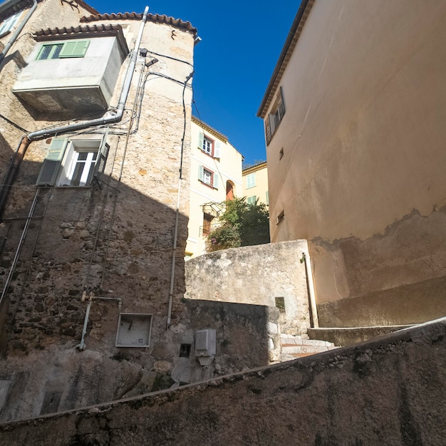 Vista panorâmica da cidade de Menton, França