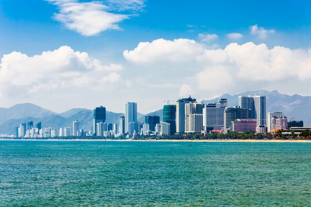 Vista panorâmica da cidade de nha trang