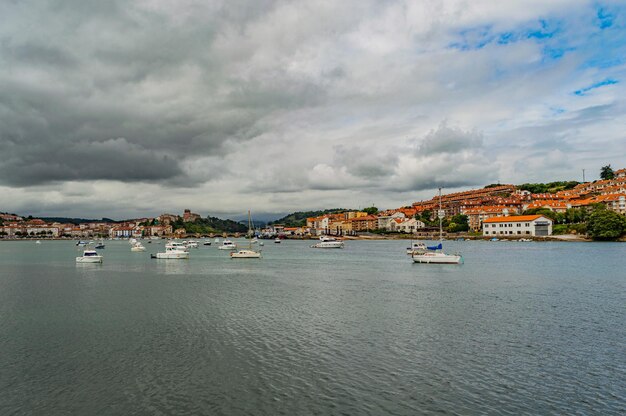 Foto vista panorâmica da cidade medieval