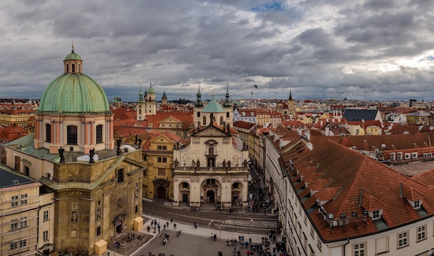 Vista Panorâmica da Cidade Velha de Praga