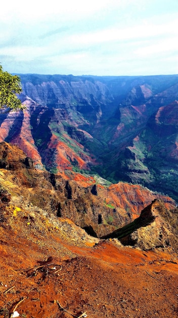 Foto vista panorâmica da montanha