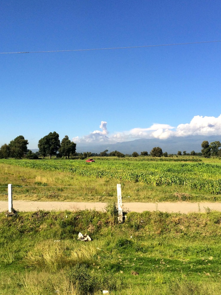 Foto vista panorâmica da paisagem contra o céu claro