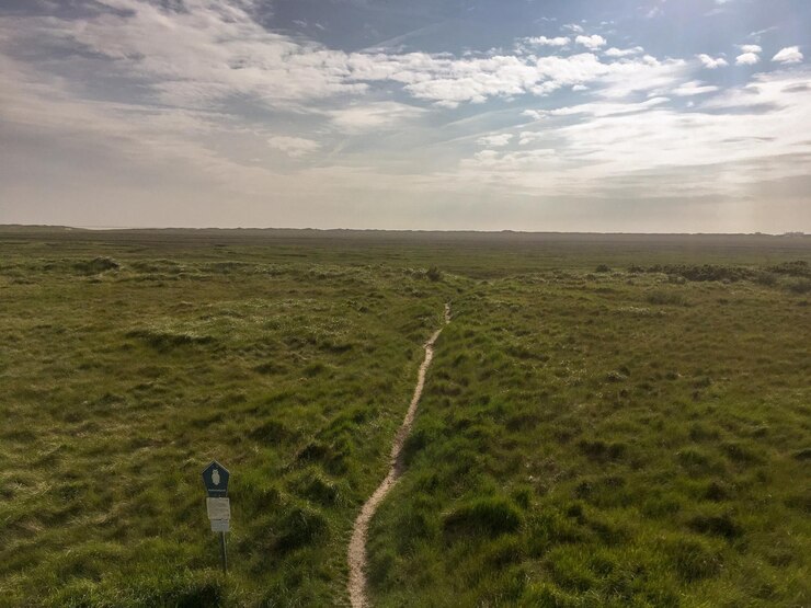 Foto vista panorâmica da paisagem contra o céu